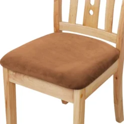 PiccoCasa Stretchable Velvet Cushion Cover With Ties Chair Seat Slipcover 7 PiccoCasa Stretchable Velvet Cushion Cover With Ties Chair Seat Slipcover -Home Decor Shop GUEST 9ac0ffa5 7bc1 4a33 9a5f 87fcdb93c55d