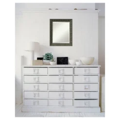 Intaglio Embossed Black Framed Wall Mirror - Amanti Art -Home Decor Shop GUEST 9aeeb273 66f3 4c07 804b 80c3a56449af