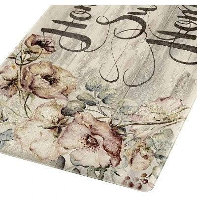 39" X 20" PVC Home Sweet Home Anti-Fatigue Kitchen Floor Mat - J&V Textiles 4 39" X 20" PVC Home Sweet Home Anti-Fatigue Kitchen Floor Mat - J&V Textiles - Image 2