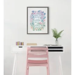 18" X 24" Sylvie Little Fierce Lavender And Mint Framed Canvas Wall Art By Cat Coquillette Gray - Kate And Laurel 11 18" X 24" Sylvie Little Fierce Lavender And Mint Framed Canvas Wall Art By Cat Coquillette Gray - Kate And Laurel -Home Decor Shop GUEST 9c0a7737 f509 4a8d b95c ca8c323a838c