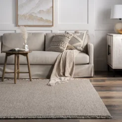 NuLOOM Solid Farmhouse Fringe Area Rug -Home Decor Shop GUEST 9c3ccd81 6c22 437d 9323 55ae8516a43d