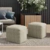 Isadora Square Woven PET Polyester Pouf Cream/Natural - WyndenHall -Home Decor Shop GUEST 9d0ba830 9d13 448b 8164 2c2a4d67f6a0