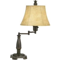 Regency Hill Traditional Swing Arm Desk Table Lamps 22.5" High Set Of 2 Bronze Faux Leather Shade For Living Room Bedroom Nightstand Office 12 Regency Hill Traditional Swing Arm Desk Table Lamps 22.5" High Set Of 2 Bronze Faux Leather Shade For Living Room Bedroom Nightstand Office -Home Decor Shop GUEST 9d559499 5ed0 4401 92ae ed3747c17ad3