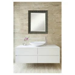 Intaglio Embossed Black Framed Wall Mirror - Amanti Art -Home Decor Shop GUEST 9e0b1b51 1d15 4d15 8ddf 86c8e5d3e2a7