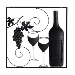 Set Of 2 Metal Wine Wall Decors With Grapes Detailing - Olivia & May 9 Set Of 2 Metal Wine Wall Decors With Grapes Detailing - Olivia & May -Home Decor Shop GUEST 9e22fb5f b9e8 4f27 b9a1 ef3bbf350758