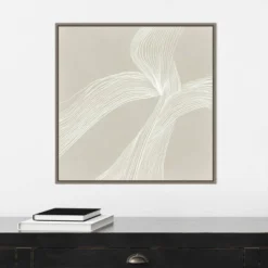 22" X 22" On The Same Wavelength II By Isabelle Z Framed Canvas Wall Art Gray Wash - Amanti Art -Home Decor Shop GUEST 9eb6d918 e66a 45cb b357 45e97f5ee8a9