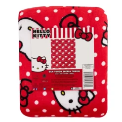 The Northwest Company Sanrio Hello Kitty Red Polka Dots Throw Blanket | 50 X 60 Inches 8 The Northwest Company Sanrio Hello Kitty Red Polka Dots Throw Blanket | 50 X 60 Inches -Home Decor Shop GUEST 9f7073ff 48d6 44a0 8f4b 49767e8a9260