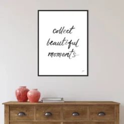 22" X 30" Collect Beautiful Moments By Karyn Panganiban Framed Canvas Wall Art Black - Amanti Art -Home Decor Shop GUEST 9f92ce99 f9b0 4ad9 90f9 7794716bbe8f
