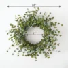 Sullivans Artificial Mini Eucalyptus Berry Wreath 28" Green -Home Decor Shop GUEST a04f7b01 3b43 410a b6f3 0f5067f43623