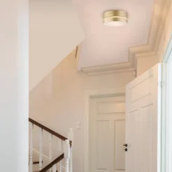 Globe Electric Aurora 2-Light Soft Gold Flush Mount Ceiling Light With Inner Frosted Shade - Novogratz X Globe -Home Decor Shop GUEST a0ac0c36 2330 4533 8ea9 04b6a13215f6