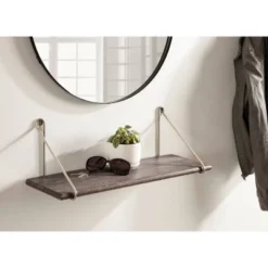 24" X 8" Palone Wood And Metal Decorative Wall Shelf Gray - Kate & Laurel All Things Decor 16 24" X 8" Palone Wood And Metal Decorative Wall Shelf Gray - Kate & Laurel All Things Decor -Home Decor Shop GUEST a16fb569 766d 49a1 a6c0 6619a5cce1e0