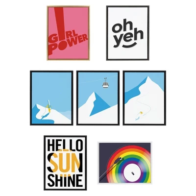 18" X 24" Sylvie Girl Power Framed Canvas Wall Art By Rocket Jack Gold - Kate And Laurel 6 18" X 24" Sylvie Girl Power Framed Canvas Wall Art By Rocket Jack Gold - Kate And Laurel - Image 4