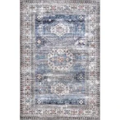 NuLOOM Drina Distressed Machine Washable Area Rug -Home Decor Shop GUEST a43c09c0 d46b 4530 8566 df2c0e6bacb8