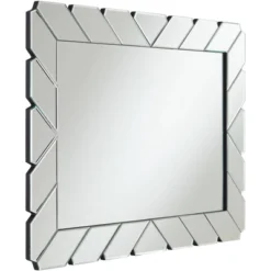 Possini Euro Design Prandini Rectangular Vanity Wall Mirror Modern Beveled Mirrored Glass Tile Frame 28" Wide For Bathroom Bedroom Home House Entryway 15 Possini Euro Design Prandini Rectangular Vanity Wall Mirror Modern Beveled Mirrored Glass Tile Frame 28" Wide For Bathroom Bedroom Home House Entryway -Home Decor Shop GUEST a479b77f c751 4956 a530 2c11889408b2