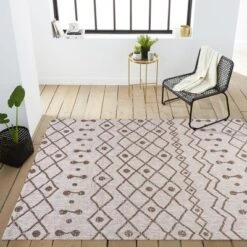 Nokat Modern Bohemian Inspired Indoor/Outdoor Area Rug - JONATHAN Y -Home Decor Shop GUEST a489d9a5 c9b1 4c85 b05c 30e430b65f34