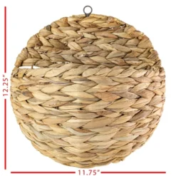 Braided Wall Pocket Water Hyacinth & Metal - Foreside Home & Garden 11 Braided Wall Pocket Water Hyacinth & Metal - Foreside Home & Garden -Home Decor Shop GUEST a5120e5c 7489 4dbb 8060 e4821d831f97
