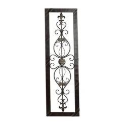 Metal Scroll Ornate Wall Decor With Black Frame Brown - Olivia & May 14 Metal Scroll Ornate Wall Decor With Black Frame Brown - Olivia & May -Home Decor Shop GUEST a58938e8 f183 43a1 a7e4 8c1c40e1fefd