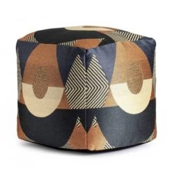 Martinique Indoor/Outdoor Pouf - Anji Mountain