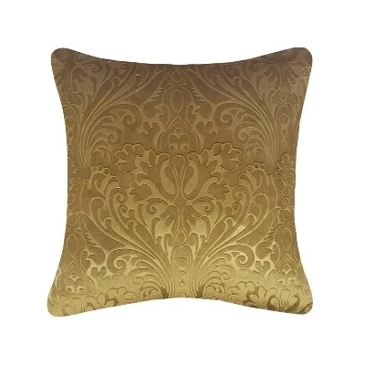 20"x20" Oversize Embossed Panne Velvet Square Throw Pillow - Edie@Home 11 20"x20" Oversize Embossed Panne Velvet Square Throw Pillow - Edie@Home - Image 9