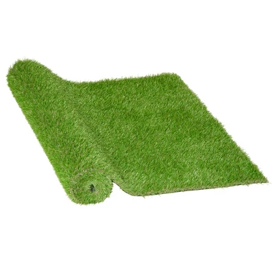 Outsunny 10' X 3' Artificial Turf Grass With Simulated Look & Feel UV Protection, & Drain Holes For Rain 9 Outsunny 10' X 3' Artificial Turf Grass With Simulated Look & Feel UV Protection, & Drain Holes For Rain - Image 7