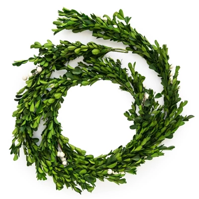 6ft Preserved Boxwood Garland - Sugar Paper™ + Target 4 6ft Preserved Boxwood Garland - Sugar Paper™ + Target - Image 2