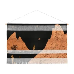 Alisa Galitsyna A Night In The Desert Fiber Wall Hanging - Society6 -Home Decor Shop GUEST a739132f bc55 4a77 b8a4 3045ac1fae62