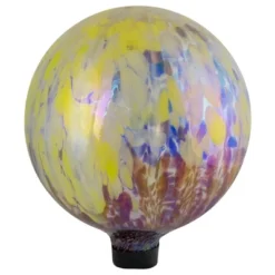 Northlight 10" Yellow And Blue Iridescent Reflective Glass Outdoor Garden Gazing Ball -Home Decor Shop GUEST a7cfde83 d70a 41c2 a0b2 2830f603d6e9