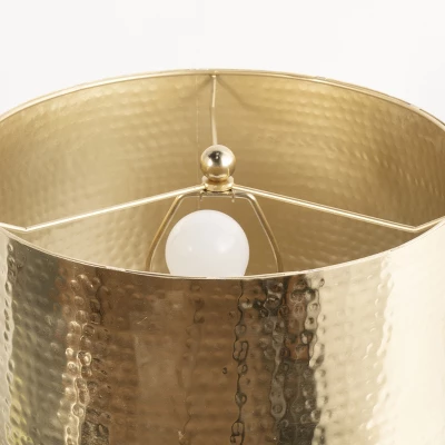 NuLOOM Monroe Concrete & Iron 25" Table Lamp Lighting - Brass 25" H X 14" W X 14" D 10 NuLOOM Monroe Concrete & Iron 25" Table Lamp Lighting - Brass 25" H X 14" W X 14" D - Image 8