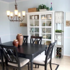 Etagere Organizer Storage Shelf Floor Lamp With Linen Shade Gray - Simple Designs -Home Decor Shop GUEST a854bc15 07af 4dce 8df6 8ed4ae7eab46