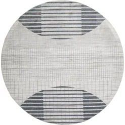 Nourison Astra Machine Washable Semi Circles Mid-Century Modern Indoor Rug -Home Decor Shop GUEST a8fa5ff0 1b9b 406c 8f92 d07581d84ec1
