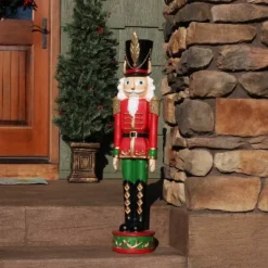 Sunnydaze Decor Sunnydaze Indoor/Outdoor Porch Or Living Room Polyresin Kristoff The Nutcracker Solider Christmas Holiday Decoration - 37" -Home Decor Shop GUEST aa7da09f 8455 41be a767 e593b6bd41b2
