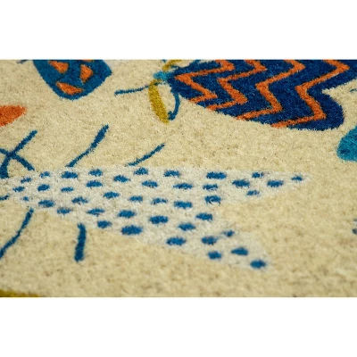 1'4" X 2'4" Moths Indoor/Outdoor Coir Doormat - Entryways 4 1'4" X 2'4" Moths Indoor/Outdoor Coir Doormat - Entryways - Image 2