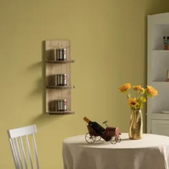 Vintiquewise Natural Wooden Three Sliced Log Wood Shelf Display For Entryway, Kitchen, And Outdoor 12 Vintiquewise Natural Wooden Three Sliced Log Wood Shelf Display For Entryway, Kitchen, And Outdoor -Home Decor Shop GUEST ab52f27e d019 46cb b690 98d82513b363