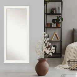 30" X 66" Non-Beveled Ridge White Full Length Floor Leaner Mirror - Amanti Art 13 30" X 66" Non-Beveled Ridge White Full Length Floor Leaner Mirror - Amanti Art -Home Decor Shop GUEST aba6bfd0 cf9d 456b be05 873005cf6e5f