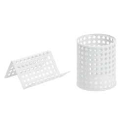 Okuna Outpost 5-Piece White Desk Organizers And Accessories Set, Home Office Decor For Women -Home Decor Shop GUEST aba74ecf 59f5 4dfb bc44 987391d3a2b3