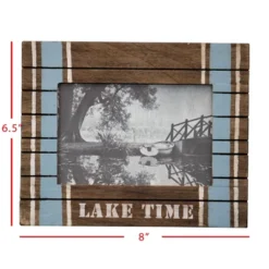 Blue Stripe 4x6 Inch "Lake Time" Wood Decorative Picture Frame - Foreside Home & Garden 12 Blue Stripe 4x6 Inch "Lake Time" Wood Decorative Picture Frame - Foreside Home & Garden -Home Decor Shop GUEST acc0dd36 6ea8 40d3 85e0 d68e2829c87c