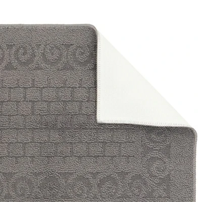 Farmlyn Creek Grey Rectangle Rug With Latex Backing, Kitchen Mat, Indoor Outdoor Doormat For Home Entryway (43 X 20 In) 6 Farmlyn Creek Grey Rectangle Rug With Latex Backing, Kitchen Mat, Indoor Outdoor Doormat For Home Entryway (43 X 20 In) - Image 4