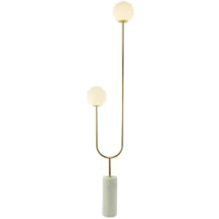 2-Light 73" X 16" Marble Orb Floor Lamp With Marble Base - Olivia & May 17 2-Light 73" X 16" Marble Orb Floor Lamp With Marble Base - Olivia & May -Home Decor Shop GUEST ad5d5d27 9467 4fa3 a184 ec4eb6ea7650