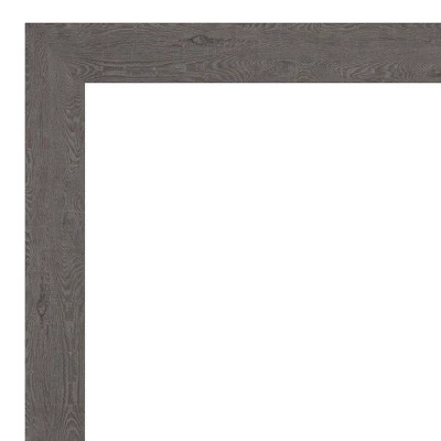 30" X 66" Non-Beveled Rustic Plank Gray Full Length Floor Leaner Mirror - Amanti Art 4 30" X 66" Non-Beveled Rustic Plank Gray Full Length Floor Leaner Mirror - Amanti Art - Image 2