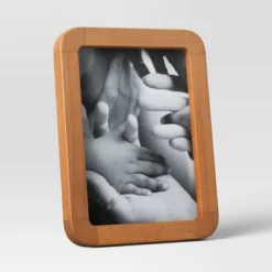 Rounded Corner Medium Wood Single Image Table Frame Brown - Threshold™ -Home Decor Shop GUEST aeaeb5b7 44c7 47fb 8eca 6a931e23c090