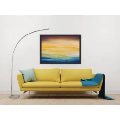 91" Sonic Arc Lamp Silver (Includes LED Light Bulb) - Adesso -Home Decor Shop GUEST aee3392c 2685 4d20 ada3 bdcfbec71195