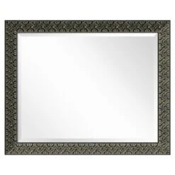 Intaglio Embossed Black Framed Wall Mirror - Amanti Art -Home Decor Shop GUEST af544283 ba77 40e3 8a0a 76d55a1916cf