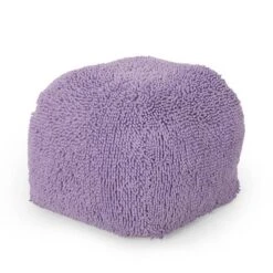 Moloney Modern Microfiber Chenille Round Pouf - Christopher Knight Home -Home Decor Shop GUEST b0435d81 efe2 4bdc ae8e 873018bfc71a