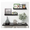 24" X 3.3" 2pc Decorative Wall Shelf Set Black - Uniek -Home Decor Shop GUEST b1dd0525 8219 4dc3 b52e 39f230a23945