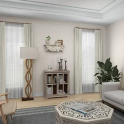 28" X 9" Rustic Fir Wood Wall Shelf - Olivia & May -Home Decor Shop GUEST b252dc04 08f9 414e a810 55f8f760f80c