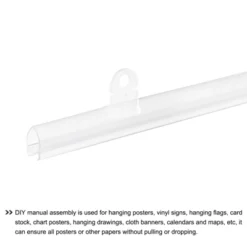 Unique Bargains PVC Poster Hanger Rail Poster Strip Bar With Clips For Poster Map 10 Unique Bargains PVC Poster Hanger Rail Poster Strip Bar With Clips For Poster Map -Home Decor Shop GUEST b3668865 34b3 4213 ae25 546f42489514 1