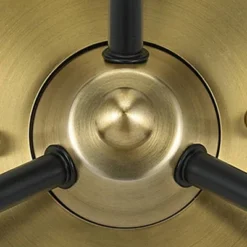 24.5" Mid-Century Glass Globe Flushmount Fixture Ceiling Light (Includes LED Light Bulb) Black/Brass - Cresswell Lighting 10 24.5" Mid-Century Glass Globe Flushmount Fixture Ceiling Light (Includes LED Light Bulb) Black/Brass - Cresswell Lighting -Home Decor Shop GUEST b40cf635 8423 4be2 aad3 179f37c803ef