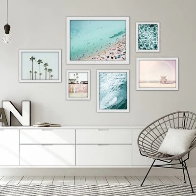 (Set Of 6) Framed Prints Gallery Wall Art Set Simple Beach Photography By Sisi And Seb - Americanflat 6 (Set Of 6) Framed Prints Gallery Wall Art Set Simple Beach Photography By Sisi And Seb - Americanflat - Image 4