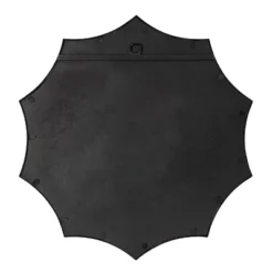 24" X 23" Lalina Scalloped Round Framed Accent Mirror Black - Kate & Laurel All Things Decor -Home Decor Shop GUEST b61e8fc6 55bb 46bf a292 ce6c98cceecc