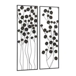 Farmhouse Metal Floral Wall Decor With Black Frame Set Of 2 Black - Olivia & May 19 Farmhouse Metal Floral Wall Decor With Black Frame Set Of 2 Black - Olivia & May -Home Decor Shop GUEST b62549a0 db85 4883 913e 9ac6d281c65f